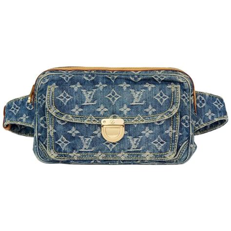 louis vuitton waist|Louis Vuitton denim bum bag.